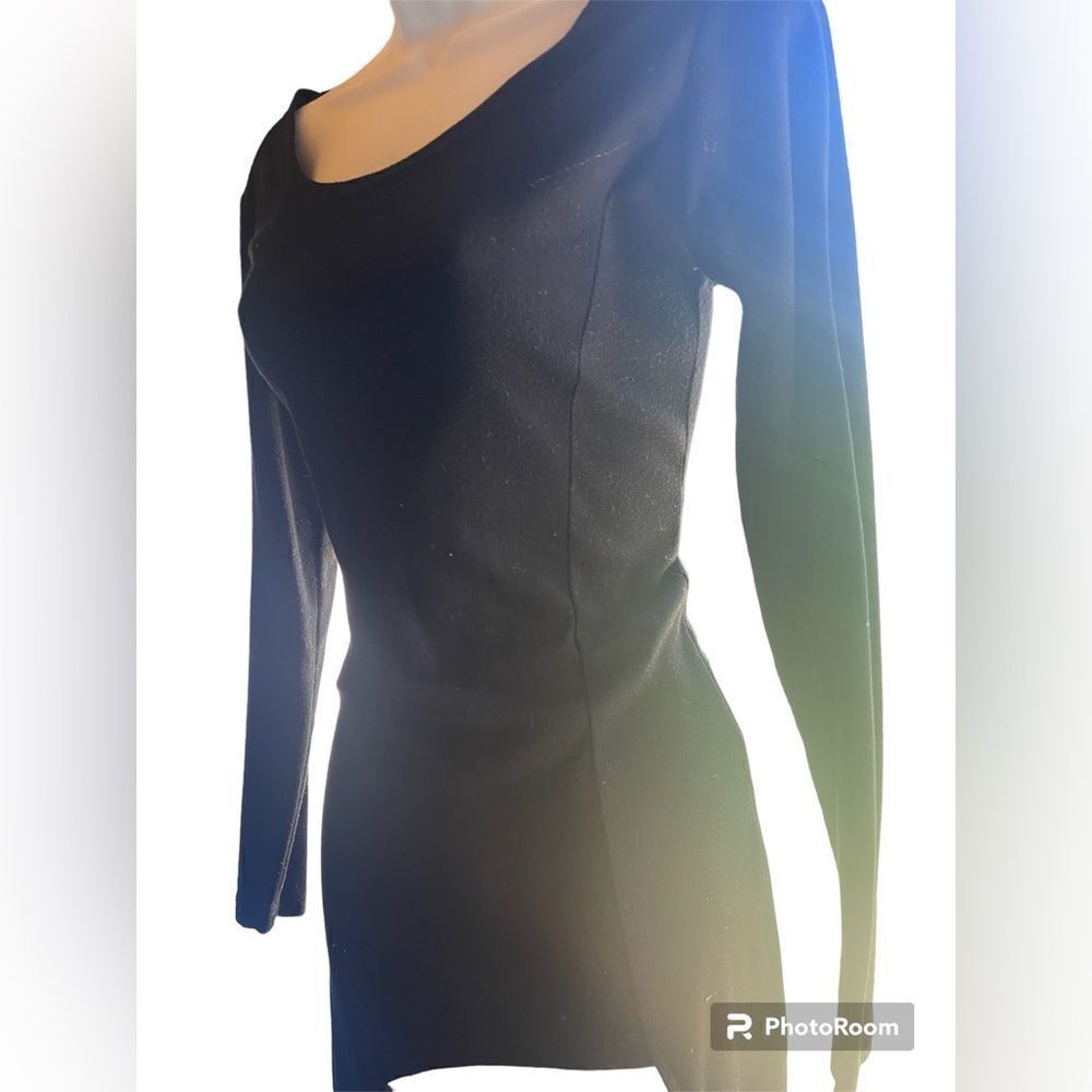 Asymmetrical Long Sleeve Tunic / Dress Corporate Goth — image 2 of 2